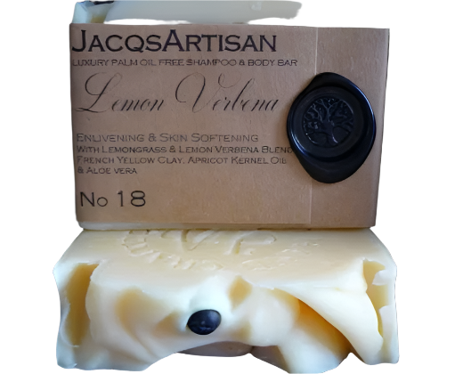 JacqsAtisan Lemon Verbena Soap Bar