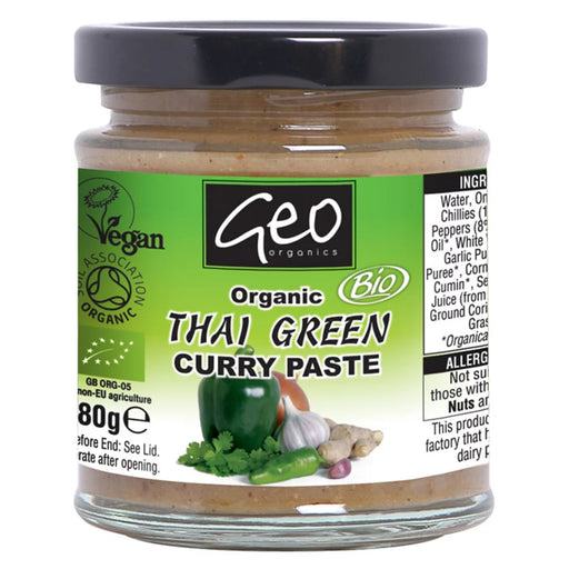 Geo Organic Thai Green Curry Paste 