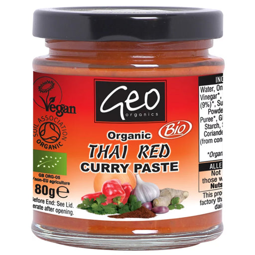Geo Organic Thai Red Curry Paste 