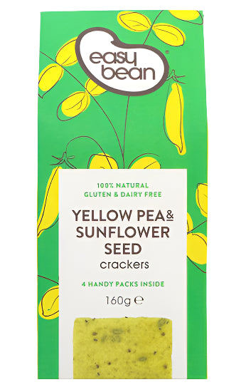 Easy Bean Yellow Pea & Sunflower Seed Crackers
