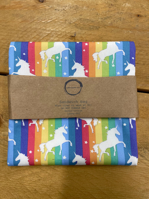 Unicorn/Rainbow Sandwich Bag