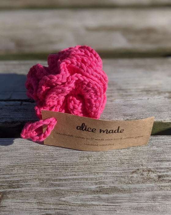 Alice made - Handmade crocheted body accessories - Shower Puff