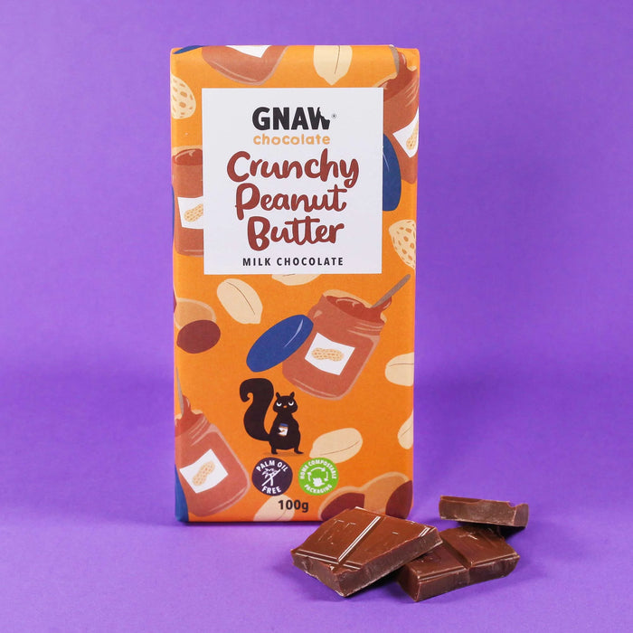 GNAW Crunchy Peanut Butter Milk Chocolate 