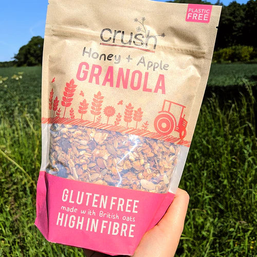 Crush Honey & Apple Granola Gluten Free 500g