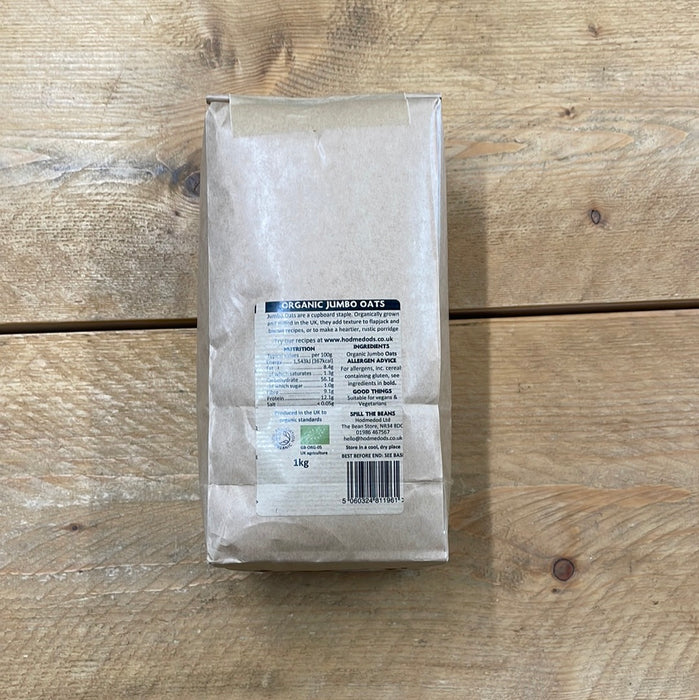 Hodmedod’s British grown Organic Jumbo Oats 1kg