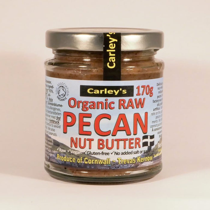 Carley’s Vegan & Gluten Free Organic Raw Pecan Nut Butter