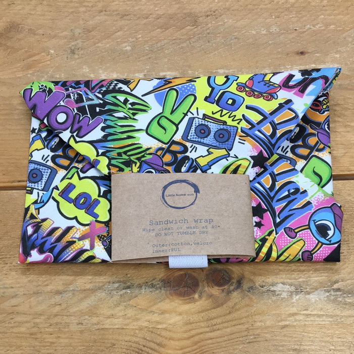 Reusable sandwich wrap 